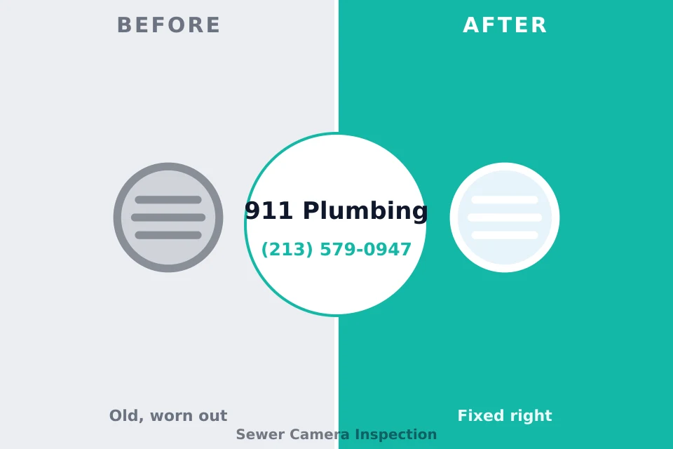Before and after: plumbing repair Stockton, IL